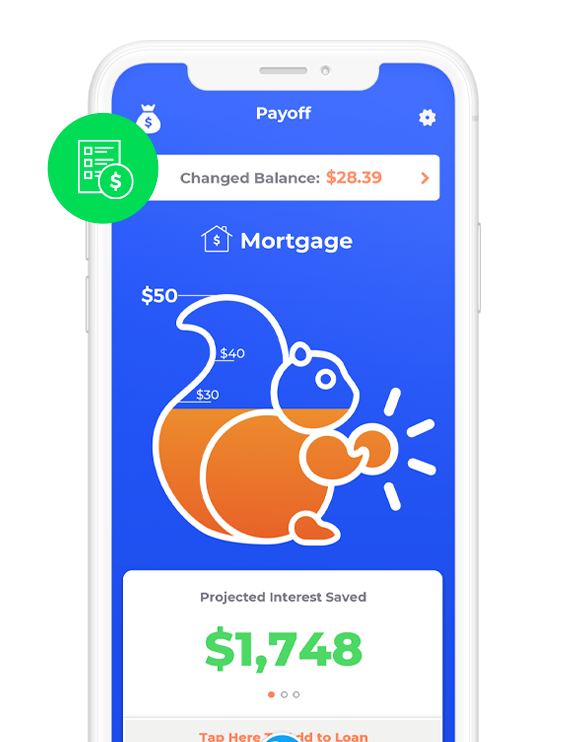 How to Pay Off Debt App payoff screen