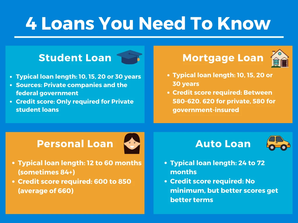 Repayment types of debt info